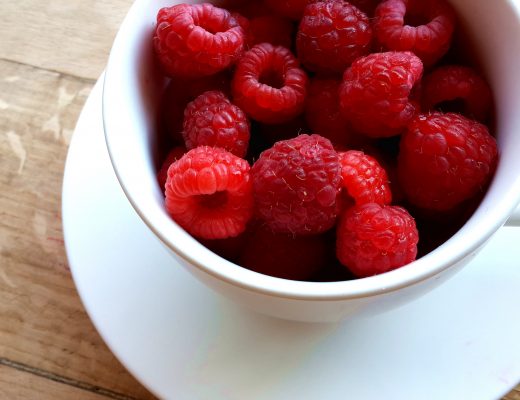Cup of Anti-Inflammatory Diet Raspberries